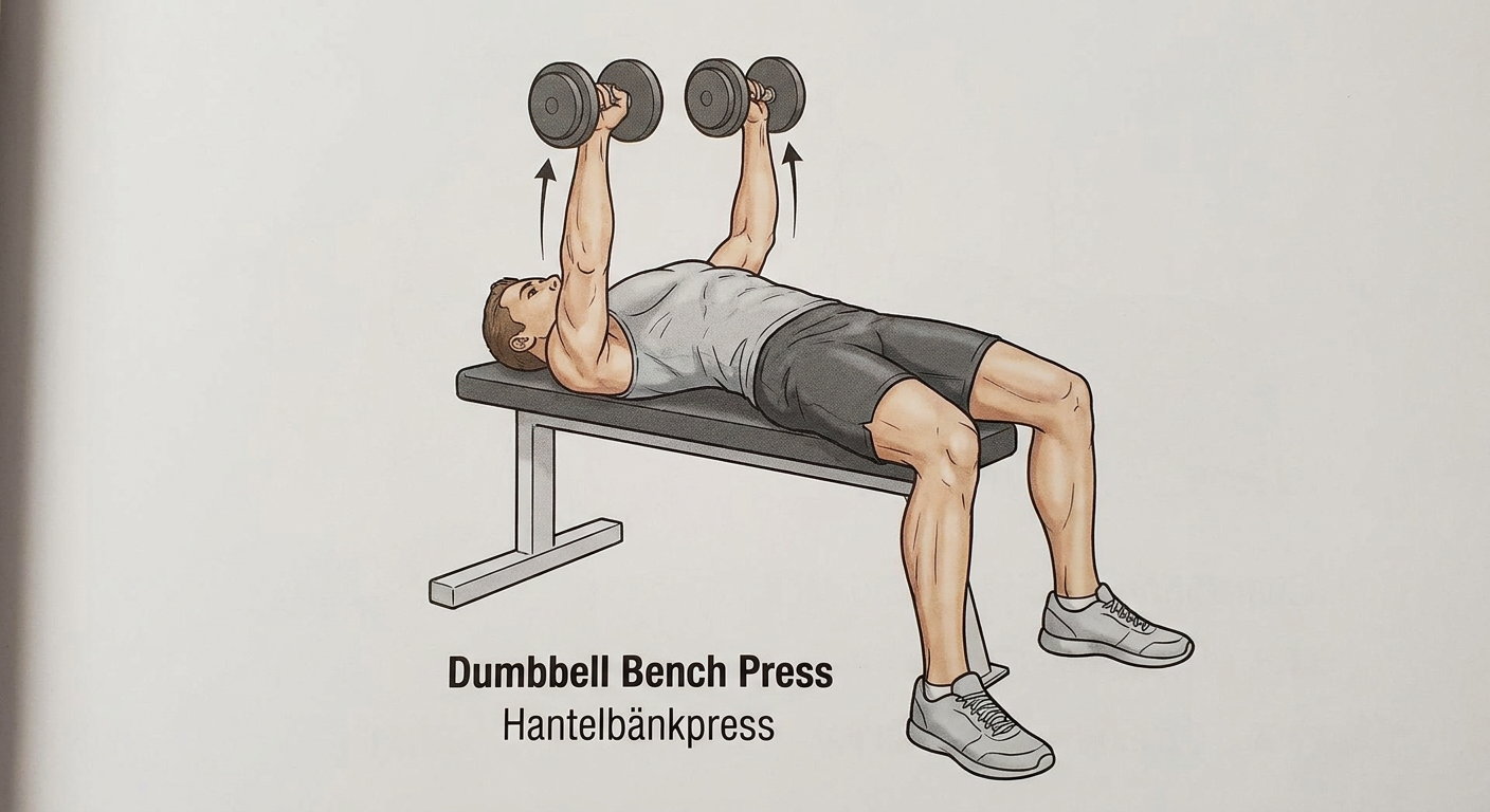Hantelbänkpress