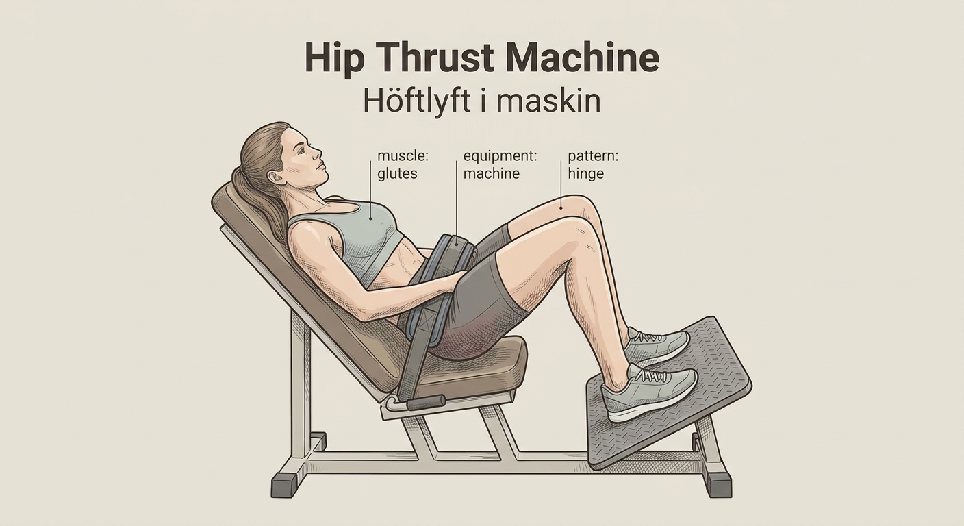 Höftlyft i maskin