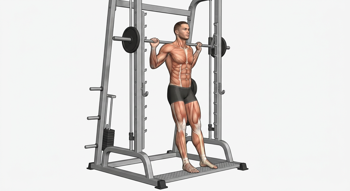 Hack squat i Smith