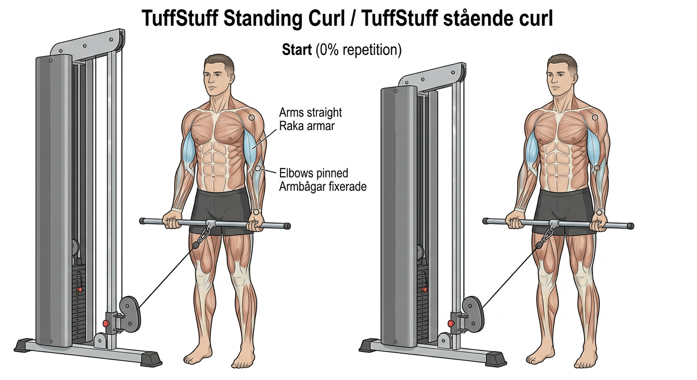 TuffStuff stående curl